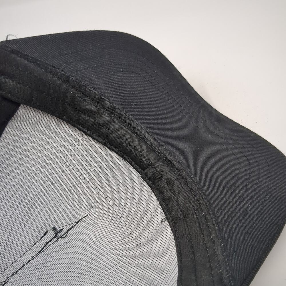 American Flag Patch Snapback Trucker Hat Black On… - image 8